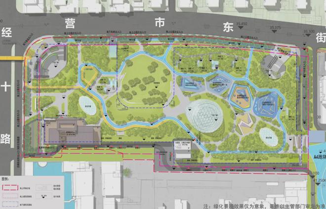 大规模建设！效果图曝光！济南将新添文体公园(图4)