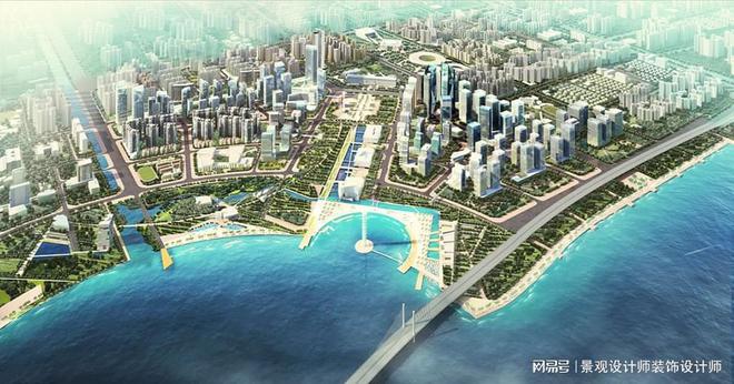 滨海公园海边沙滩景观设计案例效果图(图1)