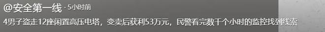 四名男子盗走12座电塔总重上百吨以卖废铁的价格获取53万元(图13)