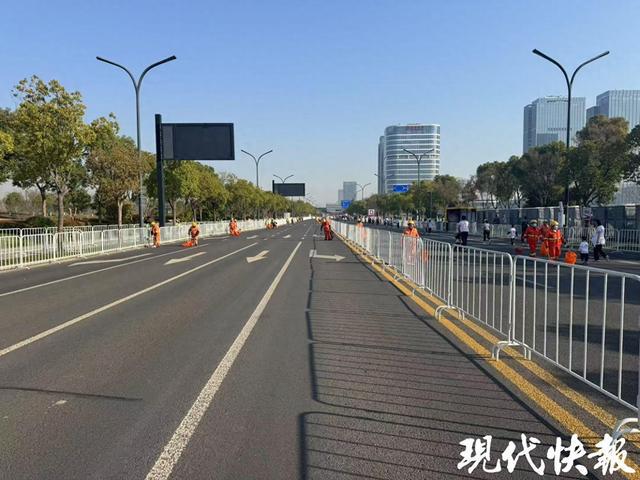 一小时速净！马拉松结束后隐形赛道跑出“江苏速度”(图1)