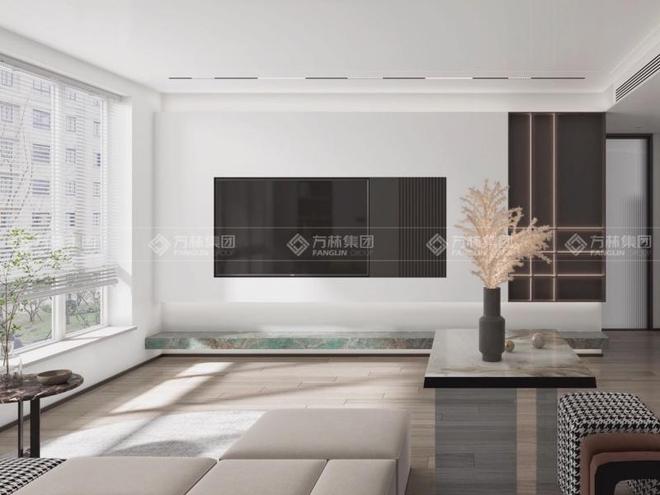 99㎡现代简约风·简洁的家居并非简单的勾画(图1)