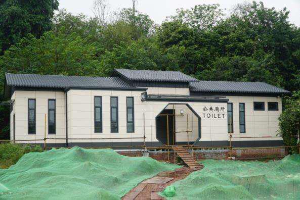 宜昌市新款移动厕所彩钢台州新款动厕所流动公厕安装效率高(图3)