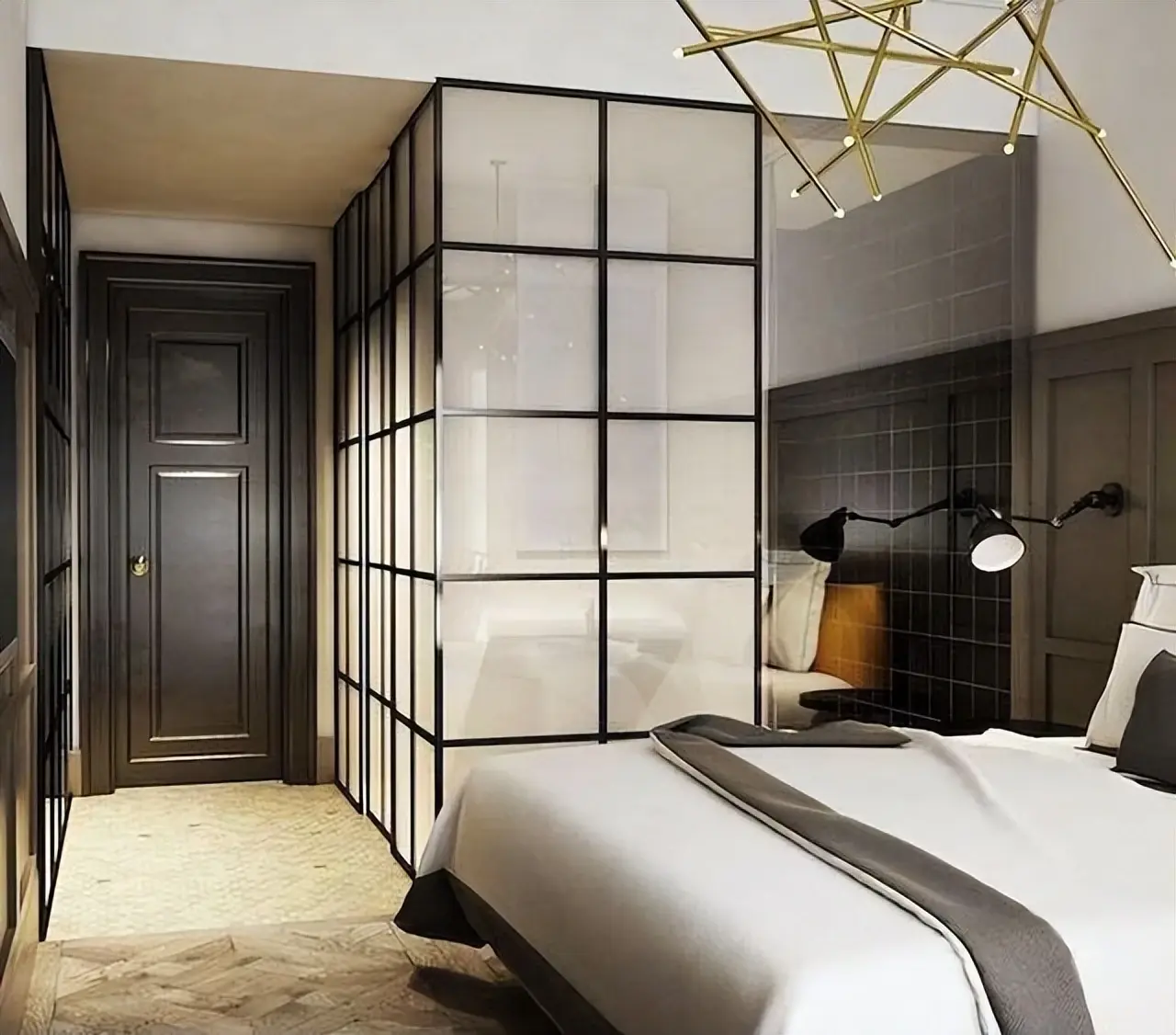 主卧带卫生间装修方案原来这样改造已成为一种时尚(图2)