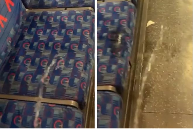 全网震怒！网红在伦敦地铁座位撒尿“挑战”不知情乘客直接坐上去网友：包浆座椅比想象中更恶心(图1)