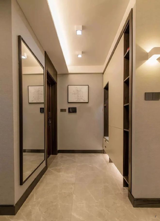 100平米的简约现代风新房进门就感受到满满的质感简约又实用(图1)