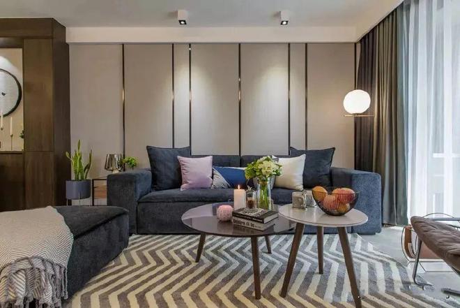 100平米的简约现代风新房进门就感受到满满的质感简约又实用(图6)