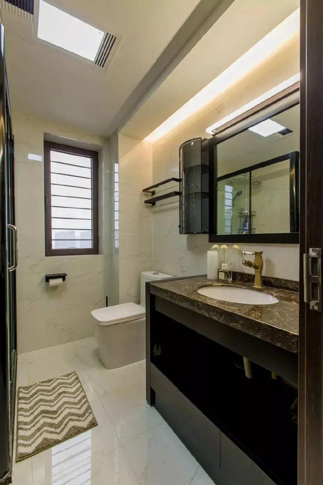 100平米的简约现代风新房进门就感受到满满的质感简约又实用(图9)