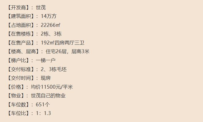 世茂璀璨风华!五一芯+三地铁+现房!192㎡大平层首付30万起!(图2)