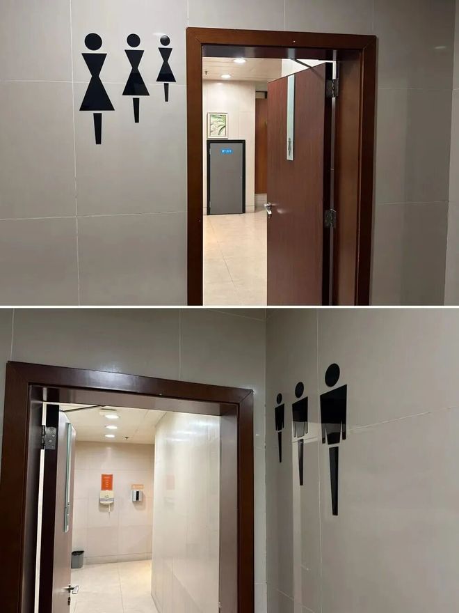 Kaiyun体育网站：救命！中国厕所让你猜男女法国厕所让你吃着饭看“风景”……这波争议太真实！(图3)