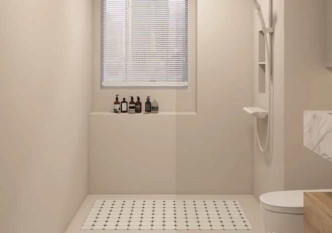 卫生间别做传统淋浴门了看看年轻人的做法别等装完砸了重装(图10)